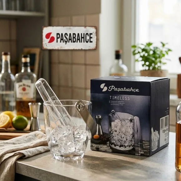 Pasabahce Glass Ice Bucket 1 Liter