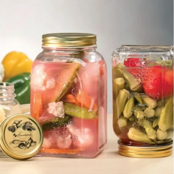 Pasabahce Homemade Metal Cover Glass Jar - 1500ml thumbnail 4