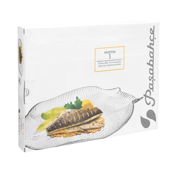 Pasabahce Marin Fish Glass Serving Platter thumbnail 2