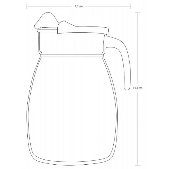 Pasabahce Niagara Cane Pitcher 2500ml thumbnail 4