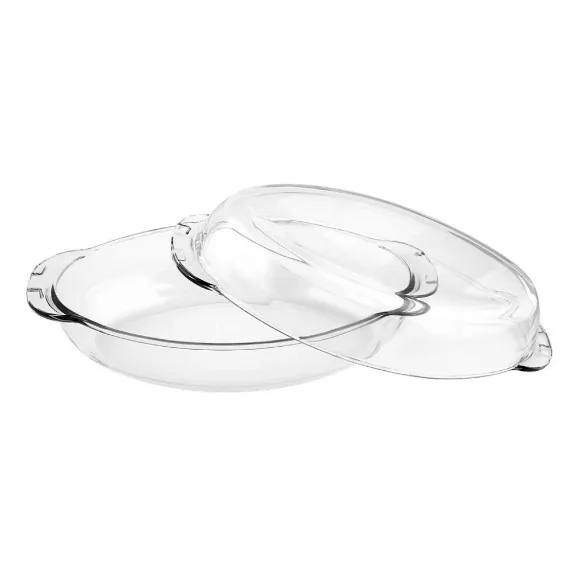 Pasabahce Oval Borcam Casserole with Lid 2250ml thumbnail 4