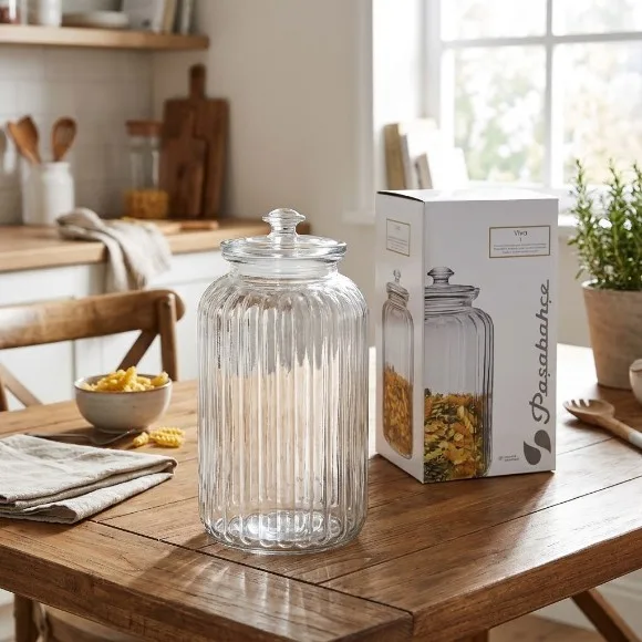 Pasabahce Viva Kitchen Glass Jar - 2.5-liter