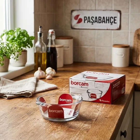 Pasabahce Borcam Glass Oven Dish 360ml - 14.8x12.3cm