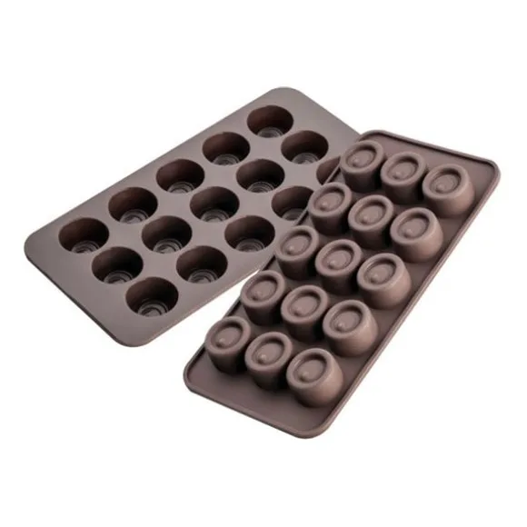 Pedrini Silicone Round Chocolate Mold