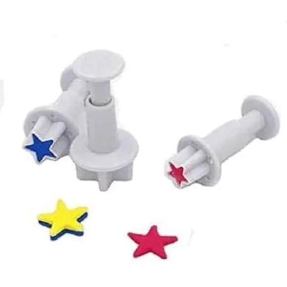 Plunger Cutter Star Shape 3 PCS Set