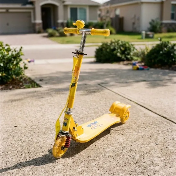 Pooh Three Wheel Scooty For Kids 3 to 10 Years Kids