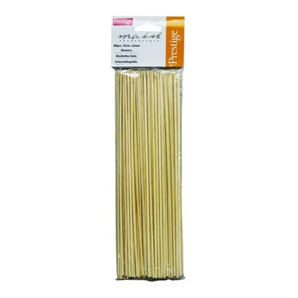 Prestige Wooden Skewers 80 Pcs