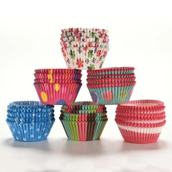 Printed Cupcake Liner 7.5 Cm 100 Piece Set