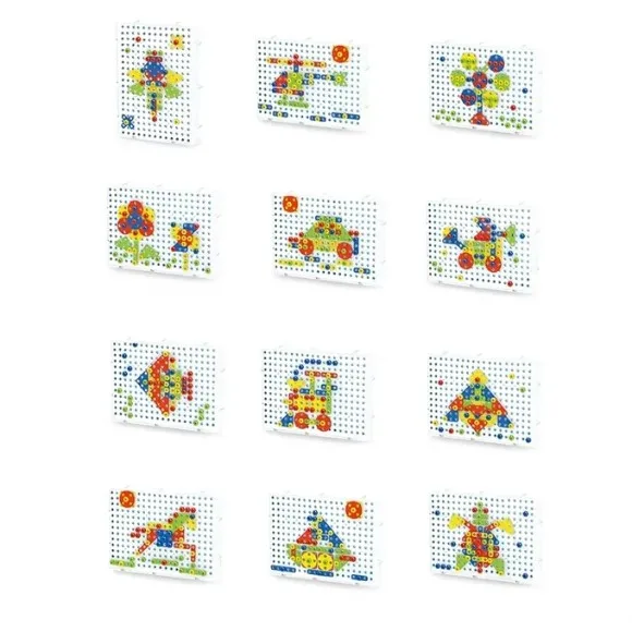 Puzzle Magic Plate Bag DIY Education toy for kids