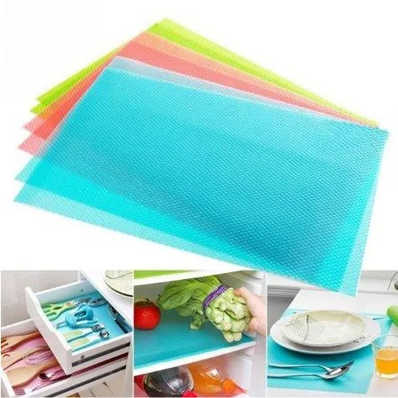 PVC Nylon 6 - Piece Mat Set - Multicolour