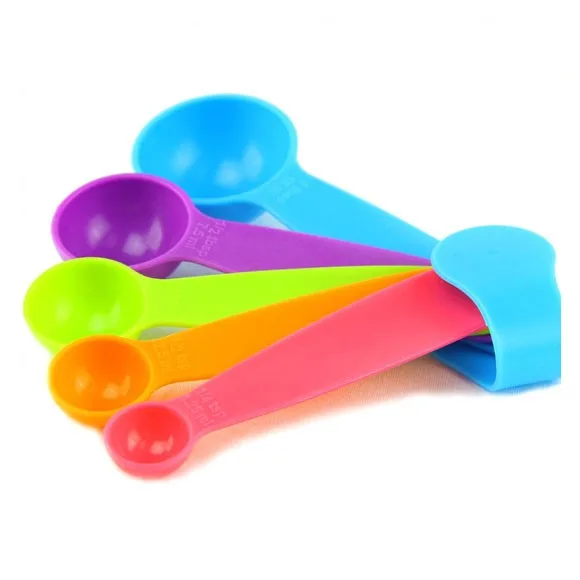 Rainbow Measuring Spoons Set 5 Pcs Set