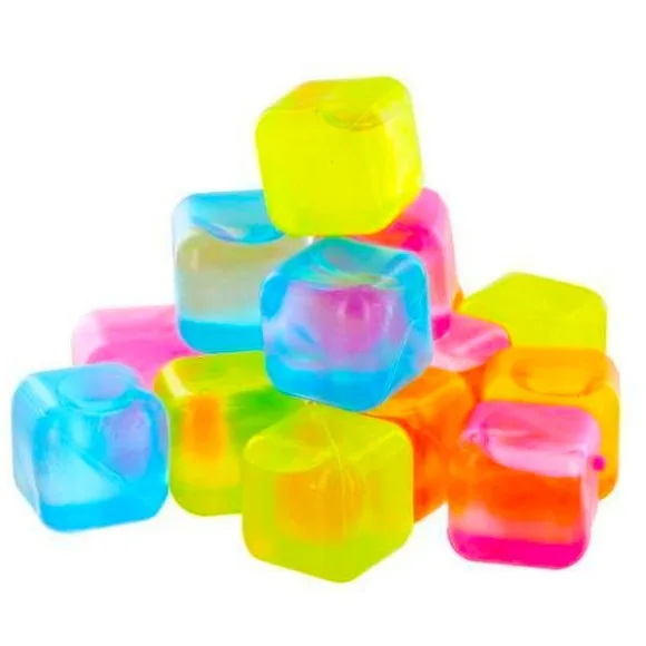 Resusable Multicolour 12 Pieces Ice Cubes