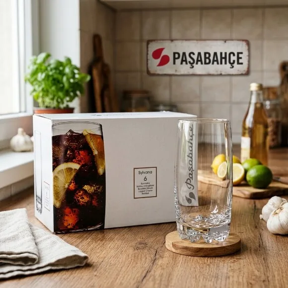 Pasabahce Casa Silvana Water Juice Glass Set of 6 - 375ml