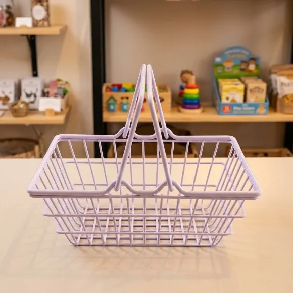 Wire Shopping Basket Grocery Shop Design Small Basket