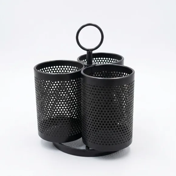 3 compartments Compact Cutlery Holder Kitchen Utensil Holder