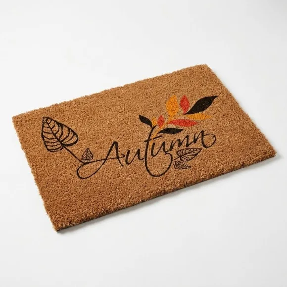 Touchwood "Autumn" Foliage Natural Coir Door Mat 50x80 cm thumbnail 2