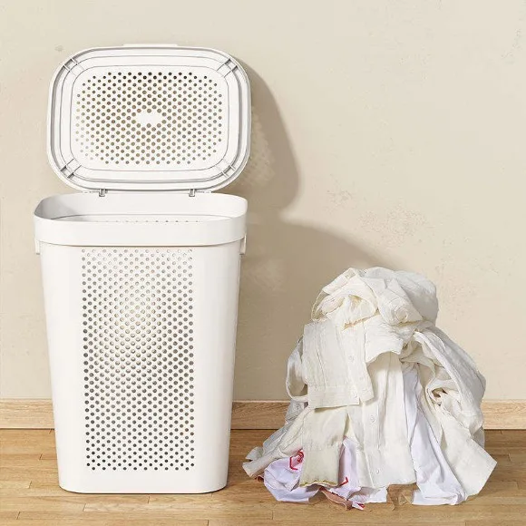 Laundry Basket with Lid  Clothes  Bucket thumbnail 5