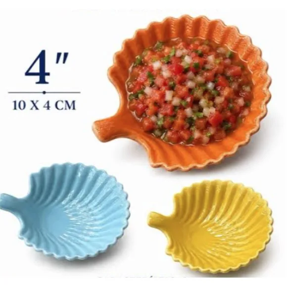 Ceramic Shell Design Mini Serving Bowl thumbnail 2