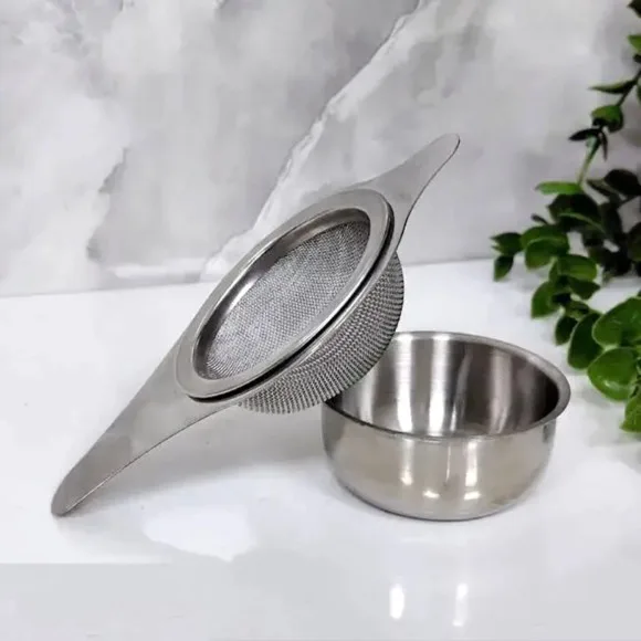 Steel Strainer with Cumin for Tea and Herbal Tea thumbnail 2