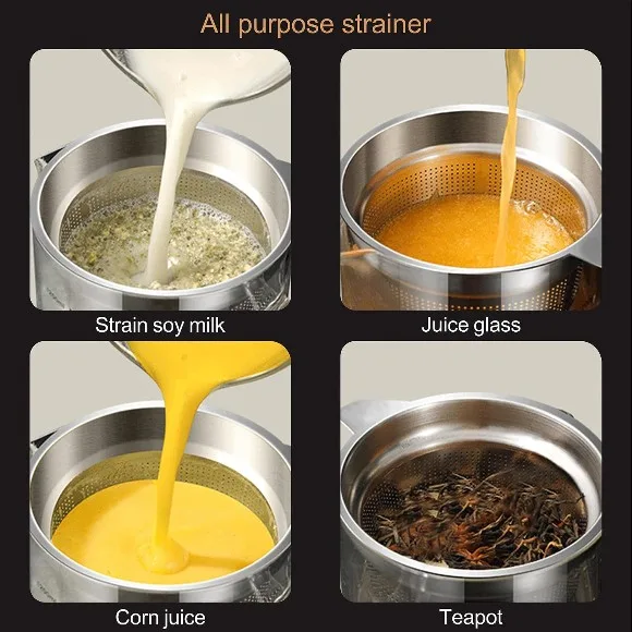 Glass Oil Strainer Container with Fine Mesh Strainer (1.0L) | Drip-free Spout, High Borosilicate Glass, Non-slip Base, Stainless Steel Lid thumbnail 7