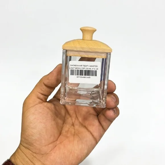 SHENGYA Acrylic Airtight Canister - 150ml