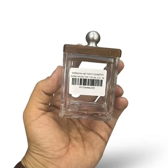 SHENGYA Acrylic Airtight Canister - 150ml