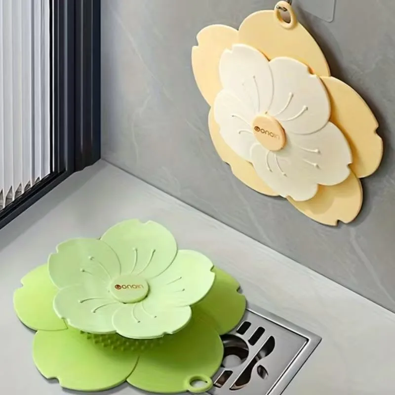 Silicone Drain Plug & Filter Multi-Function for Shower, Bath, Kitchen, Easy Install