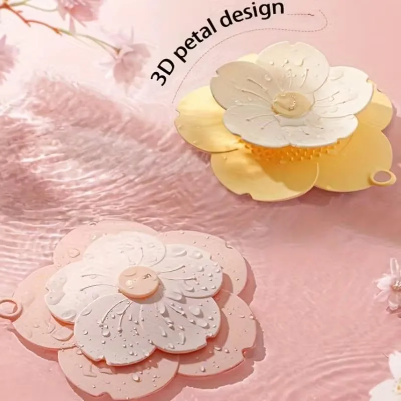 Silicone Drain Plug & Filter Multi-Function for Shower, Bath, Kitchen, Easy Install