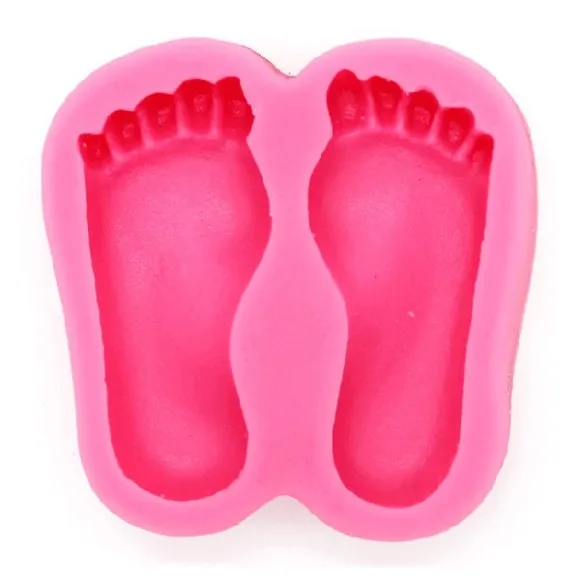 Silicone Fondant Feet Mould