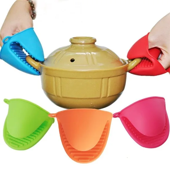 Silicone heat gloves Pair