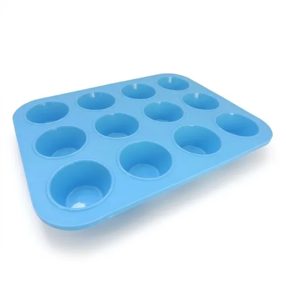 Silicone Mini Cupcake Mold 12 Holes 10 x 7.5 Inch