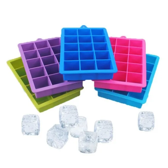 Silicone Multi Purpose Ice Cube Tray 1 pc With Lid