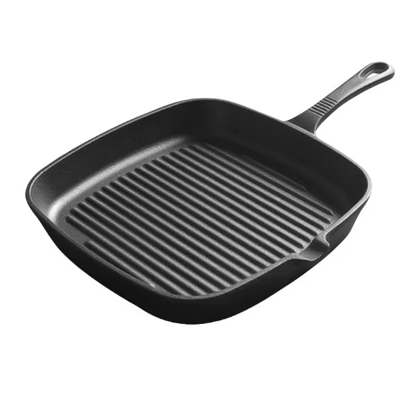 Skillet Pan Cast Iron Square 24cm (9.5Inch)