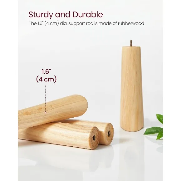 Solid Wood Coat Rack, Free Standing Tree-Shaped Coat Rack with 8 Hook