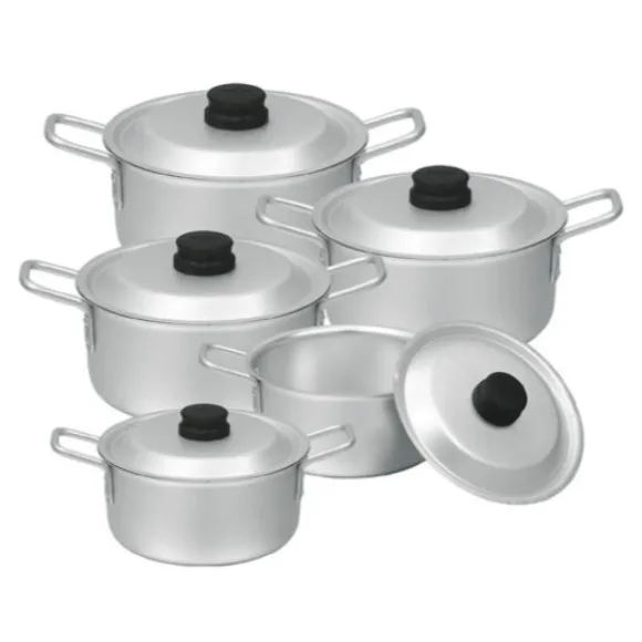 Sonex Chrome Wire Handle 5 Pots Set