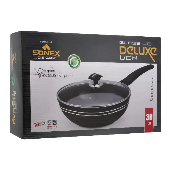 Sonex Deluxe Wok - PTF Non Stick Coating - 53010 - 30cm