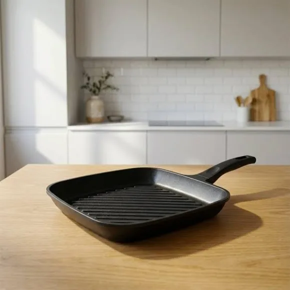 Sonex Die-Cast Non Stick Solo Grill Pan 24 cm - Black