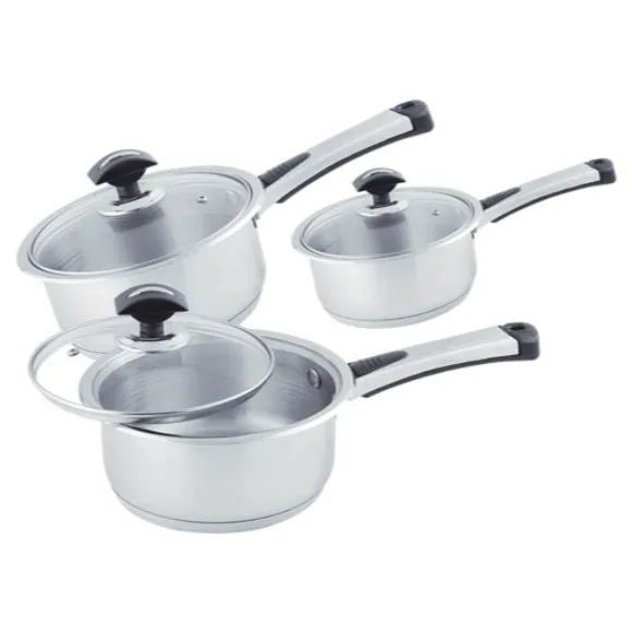 Sonex Supreme – 3 Fry Pan Set – Stainless Steel
