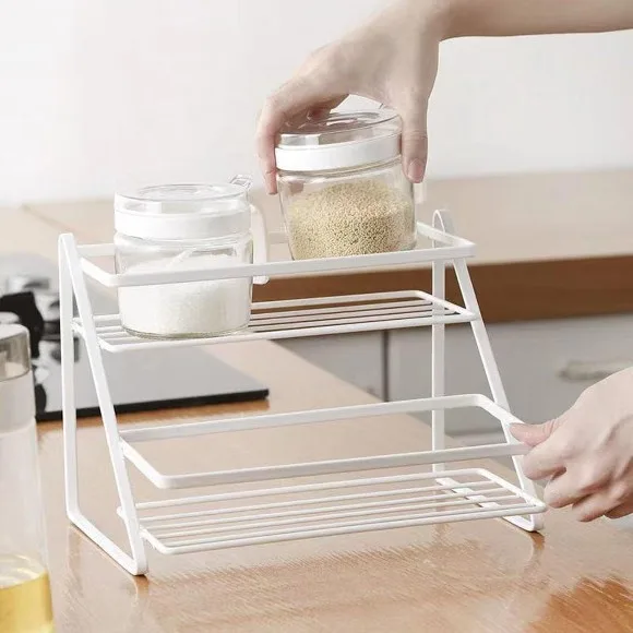 Spice Rack for Kitchen in Multipurpose Storage Rack