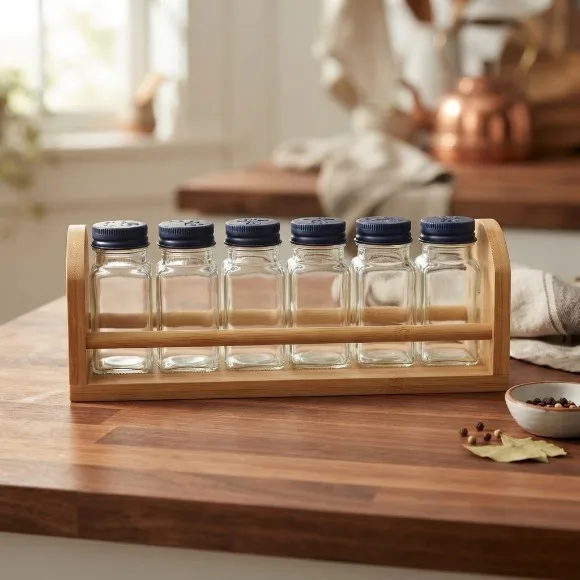 Spice Storage Jar Set 6-Pcs