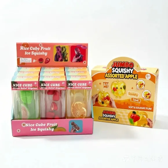 squishy Product Vaseline Fruit Pinch Music Transparent Jelly Strip Simulation Strawberry Stress Relief Toy Creative Hand Pinch