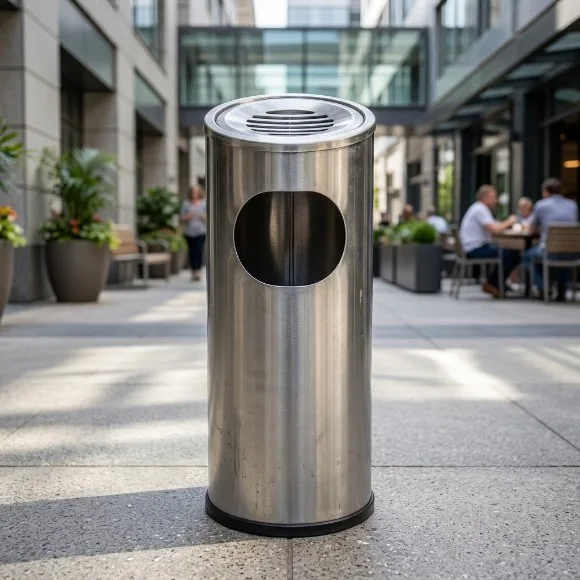 Stainless Steel Ashtray Dustbin