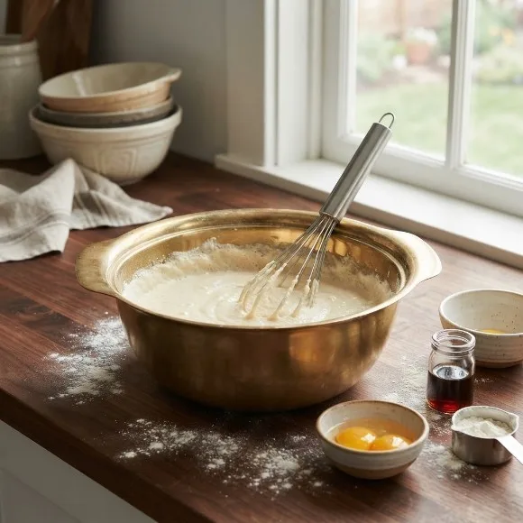 Stainless Steel Mixing Bowl Golden