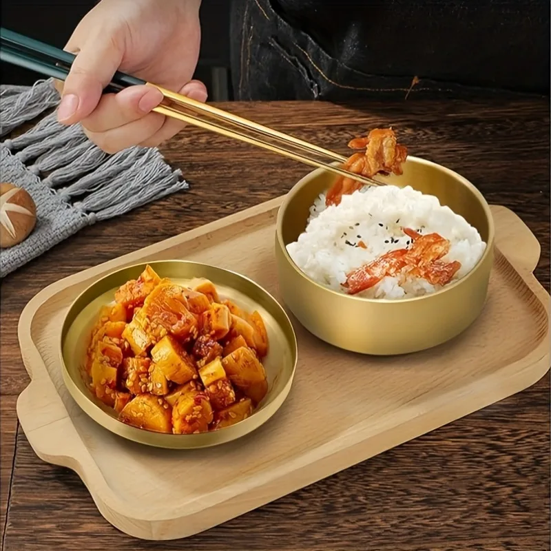 Stainless Steel Rice Bowl with Lid Suitable for Heavy-duty Washable Soup and Snack Bowls in The Office thumbnail 7