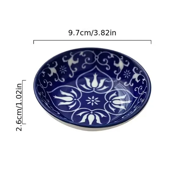 Ceramic Mini Steak Sauces Seasoning Plate Ketchup Dish thumbnail 2