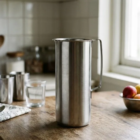 Steel Jug Silver