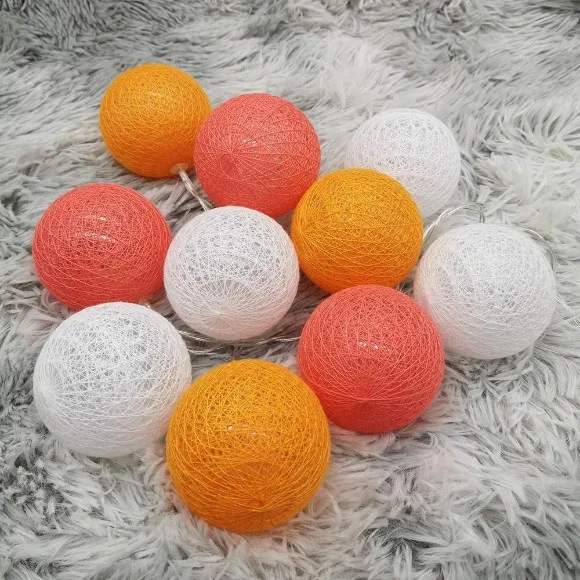 String Lights Balls 10 Pcs 1.5inch