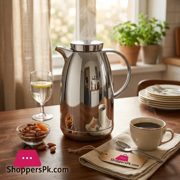 Golden Fire Vacuum Insulated Glass Inner Thermos 0.7 Liter Taiwan Made - 1107S/S