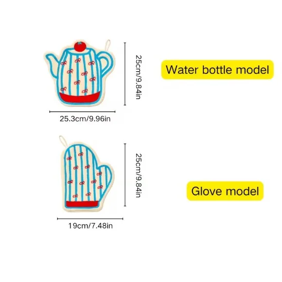 Teapot with a Bow Hand Towel Washable And Reusable