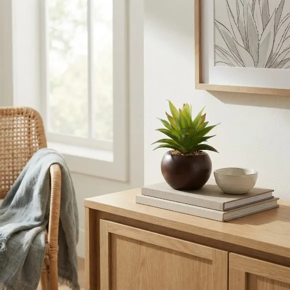The Florist Artificial Cactus Plant with Pot - FL49